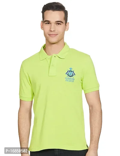 Stylish Fancy Cotton Polos T-Shirts For Men-thumb0