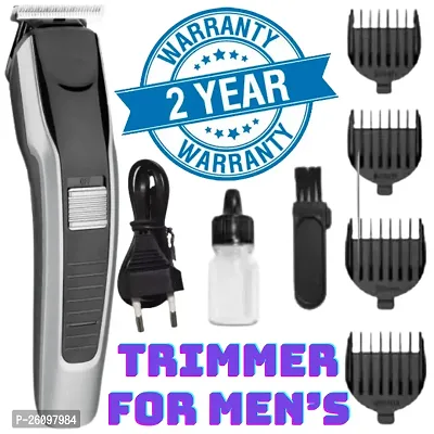 Life Friends Hair 538 H T C TRIMMER Rechargeable Professional Hair Trimmer Trimmer 45 min Runtime 4 Length Settings  (Black)-thumb0