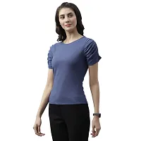 PoshBery Women Blue Top (ATP-4695_Blue_S)-thumb1