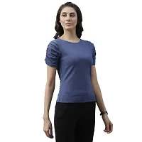 PoshBery Women Blue Top (ATP-4695_Blue_S)-thumb2