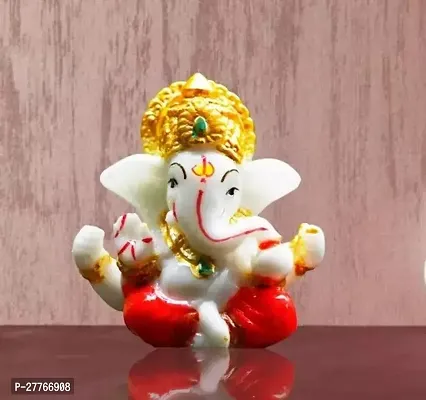 Ganesh Idol  Cute Small Ganesh Idol for Car Dashboard-thumb0