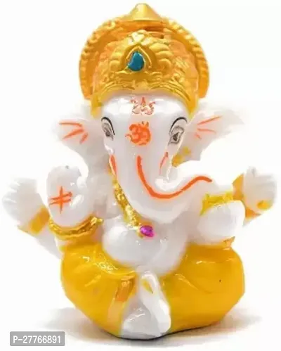 Ganpati Idol For Car Dashboard  - 6.5 cm