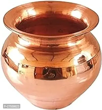 Copper Kumkuma Kalash Handmade-thumb0