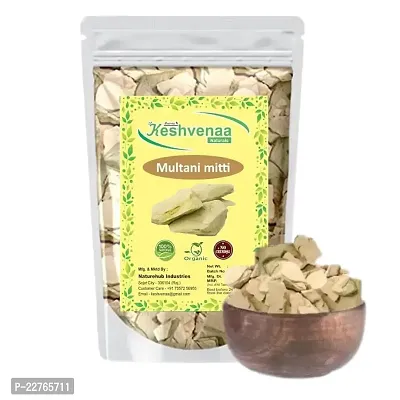 Keshvenna natural 100% Natural Multani Mitti ston (fuller earth) for Face Pack | Fuller's Earth, Bentonite Clay 400gm-thumb2