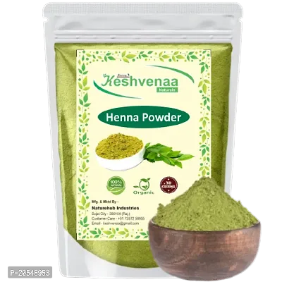 keshvenna natural organic henna (sojat mehandi) powder (cloth filtered) for natural hair (dye) color-100gm-thumb3