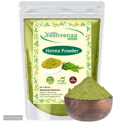 keshvenna natural organic henna powder (sojat,rajasthani)for hair (dye) color-200gm-thumb3