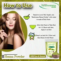 keshvenna natural organic henna powder (sojat,rajasthani)for hair (dye) color-200gm-thumb3