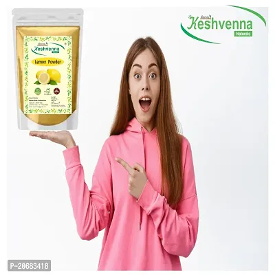 Keshvenna Natural Lemon Fruit Peel Powder | Citrus limonum - For Hair,face Skin Care -100gm-thumb4