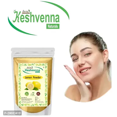 Keshvenna Natural Lemon Fruit Peel Powder | Citrus limonum - For Hair,face Skin Care -100gm-thumb5