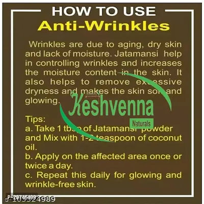 Keshvenna Naturals Jatamansi Powder / Baalchadd / Nardostachys/ Jatamansi Nard Indian For natural hair care-100gm-thumb2