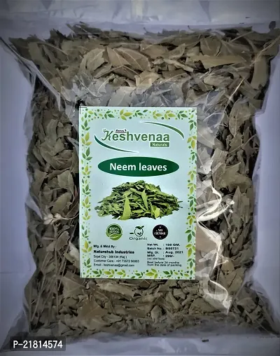 Keshvenna Naturals 100% Natural Dry Neem Leaves For Hair Care ,Face  Skin Care (100 g)-thumb2