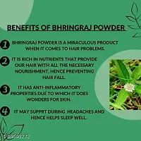 Keshvenna Naturals bhringhraj Powder | Eclipta alba for Hair Care natural hair shampoo (100 gm)-thumb1