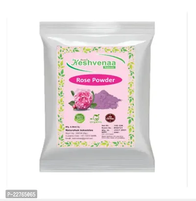 Keshvenna Naturals 100% Natural dry rose petals powder/Rose Powder/rose face pack/natural face wash (50 gm)-thumb0