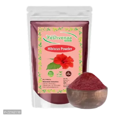 Keshvenna Naturals 100% Pure and Organic Hibiscus Powder for Hair  Skin Care/Rosa-sinensis/gurhal powder/Juba Kusum Athonba/Dasavala/Chemparati/Cembarutti/Jaswand/Dosni Phool (50 gm)