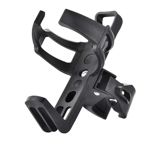 Adjustable Bike Bicycle Water Bottle Cage Holder Rack Black