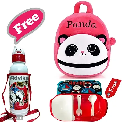 School bag and outlet water bottle