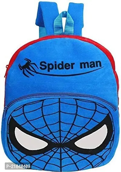 Blue Spiderman Kids School Bag