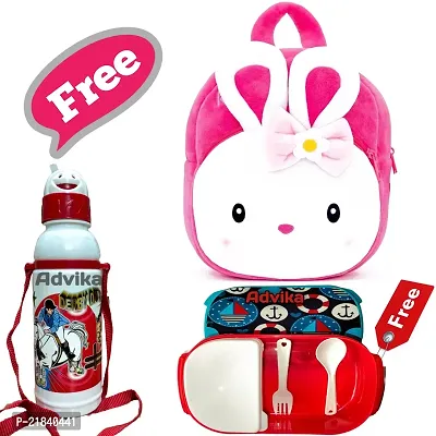 Kids School Bag With Free Water Bottle Lunch Box For School Set Boys Girls