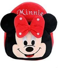 Minnie Red  School Bags for Kids Boys and Girls- Decent school bag for girls and boys Printed Pre-School For (LKG/UKG/1st std) Child School Bag-thumb3