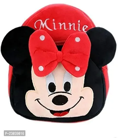 Minnie Red  School Bags for Kids Boys and Girls- Decent school bag for girls and boys Printed Pre-School For (LKG/UKG/1st std) Child School Bag-thumb4