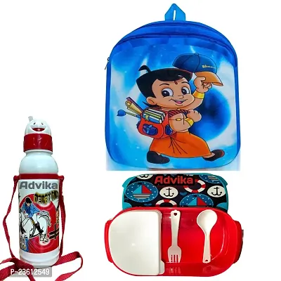 Classic Kids School Backpack With Lunch Box And Water Bottle