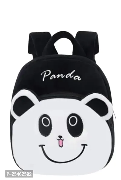 Kids School Bag Cute Black Panda Free Geometry Box With Bottel Backpacks for Girls/Boys/Animal Cartoon Mini Travel Bag Backpack for Kids Girl Boy (2-6 Years)-thumb2