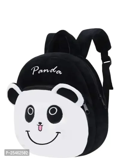 Kids School Bag Cute Black Panda Free Geometry Box With Bottel Backpacks for Girls/Boys/Animal Cartoon Mini Travel Bag Backpack for Kids Girl Boy (2-6 Years)-thumb3