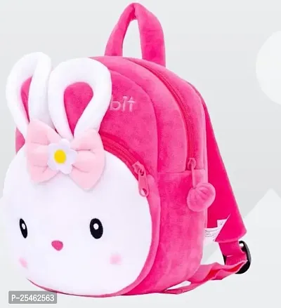 Kids School Bag Cute Konggi Rabbit Free With Bottel Backpacks for Girls/Boys/Animal Cartoon Mini Travel Bag Backpack for Kids Girl Boy (2-6 Years)-thumb2