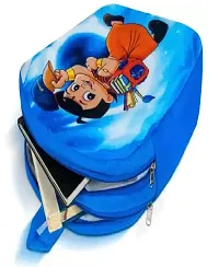 Classy Printed Chhota Bheem Kids School Bag With Free Water Bottle And Lunchbox For Boys Girls Age 2-5 Years-thumb1