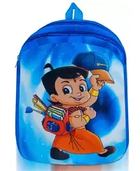 Classy Printed Chhota Bheem Kids School Bag With Free Water Bottle And Lunchbox For Boys Girls Age 2-5 Years-thumb2