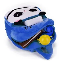 Blue Panda Kids School Bag Soft Plush Backpacks Cartoon Boys Girls Baby (2-5 Years) Pack Of 4-thumb1