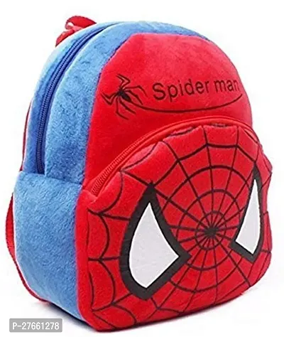 Spiderman Kids School Bag Soft Plush Backpacks Cartoon Boys Girls Baby (2-5 Years) Pack Of 4-thumb3