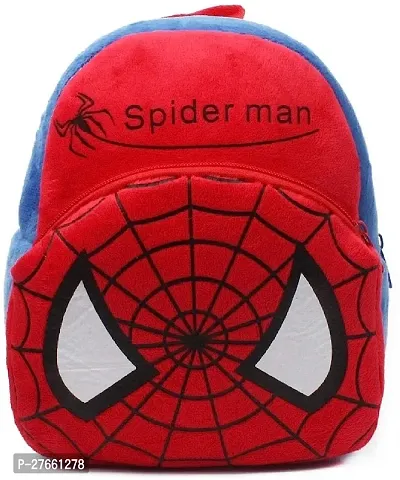 Spiderman Kids School Bag Soft Plush Backpacks Cartoon Boys Girls Baby (2-5 Years) Pack Of 4-thumb4