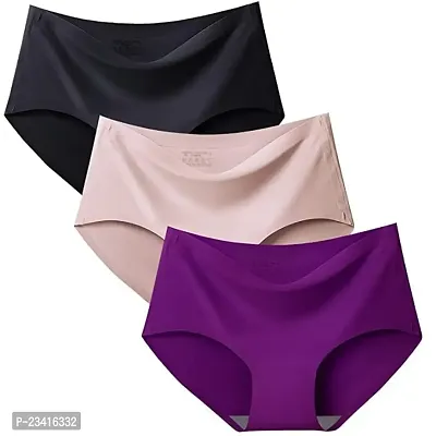 Womens Breathable Cotton Underwear Hipster Panties for Daily Comfort PCK 3-thumb0