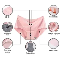 Womens Breathable Cotton Underwear Hipster Panties for Daily Comfort PCK 3-thumb1