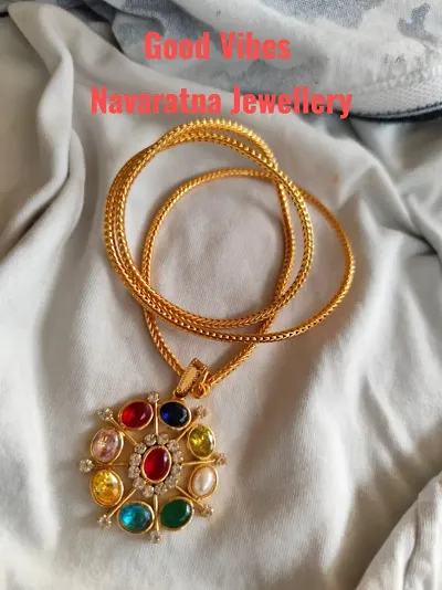 Elegant Navaratna Necklace