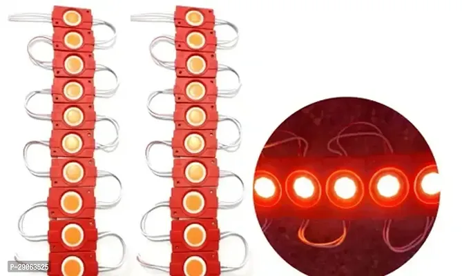 B Rider 12 volt coin shaped led module light multipurpose Uses Led Pack of 20- Red Color