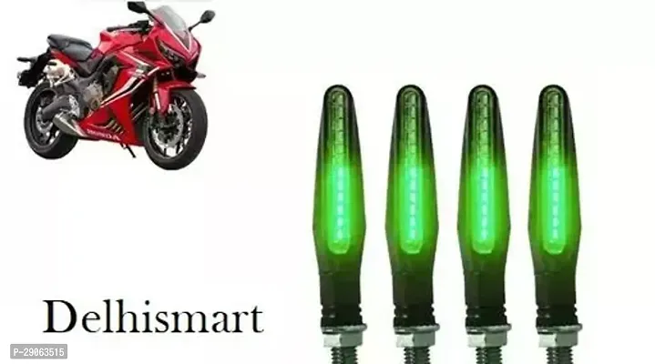 B Rider Green ktm Front, Rear, Side LED Indicator Light for KTM, Universal For Bike
