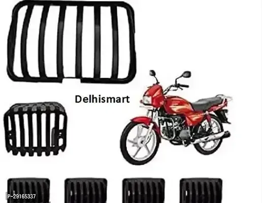 Delhismart Bike Safety Engine Guard Iron Base Plate with Fitting for - All Splendor Sports-thumb0