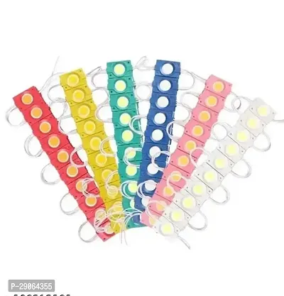 B Rider 12 volt coin shaped led module light multipurpose Uses Led Pack of 60- Blue, Red, Yellow, Green, Pink White Color
