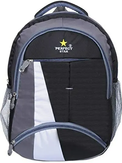 perfect star Backpack Medium 40L Backpack Unisex Backpacks for School bag College Office Travel Bags (black)