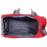 Perfectstar 60 Liter Duffle Bag | Luggage Bag | Trevaling Bag | Treval dufflebag with 2 Wheel (REDGrey)-thumb3