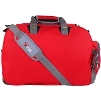 Perfectstar 60 Liter Duffle Bag | Luggage Bag | Trevaling Bag | Treval dufflebag with 2 Wheel (Red)-thumb2