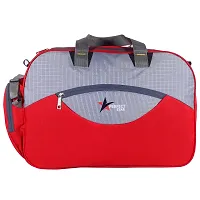 Perfectstar 60 Liter Duffle Bag | Luggage Bag | Trevaling Bag | Treval dufflebag with 2 Wheel (REDGrey)-thumb1