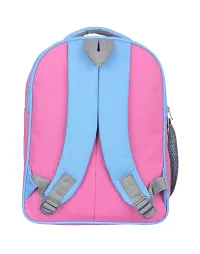 Disney Polyester 36 cms kisd LKG UKG giral backpack smart barbie bags pink colour-thumb2
