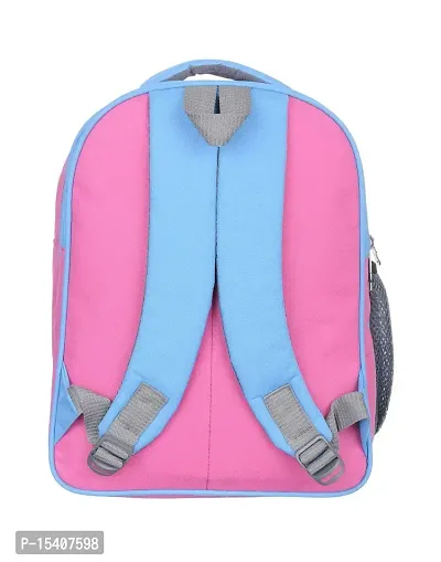 Disney Polyester 36 cms kisd LKG UKG giral backpack smart barbie bags pink colour-thumb3