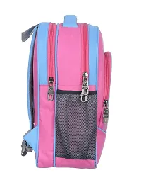 Disney Polyester 36 cms kisd LKG UKG giral backpack smart barbie bags pink colour-thumb1