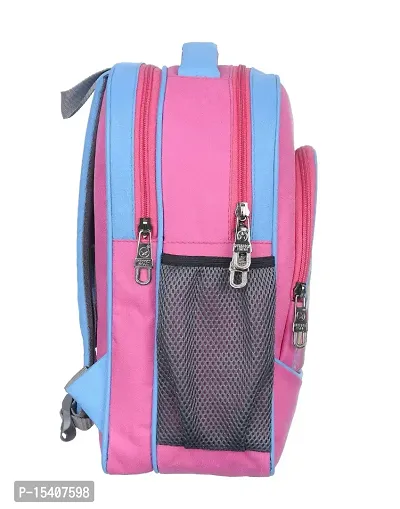 Disney Polyester 36 cms kisd LKG UKG giral backpack smart barbie bags pink colour-thumb2