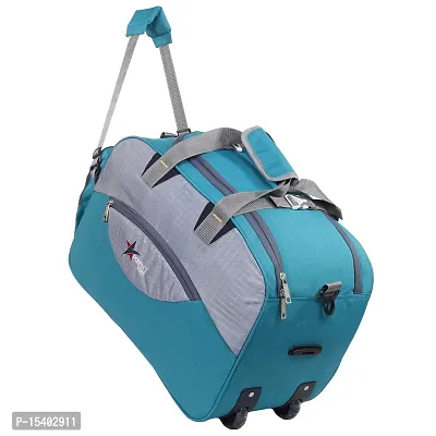perfect star New Duffle Bag for Travel with Wheel Trolley Big 2 Wheels Size 80 Litre Waterproof Extra Large Women for Men Polyester Underwear for Men Pack of 5 with Tommy Wheel