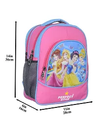 Disney Polyester 36 cms kids LKG UKG girl Kids backpack (Pink color girls school bag Small Size use for Girls-thumb3